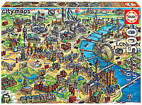 Пазл Educa  Карта Лондона 500 элементов