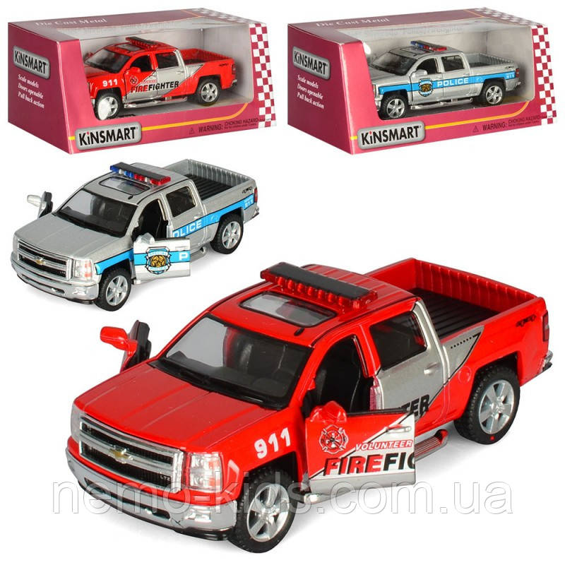 Машина інертна Kinsmart Chevrole Silverado KT5381WPR