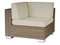 Кресло угловое садовое с подушкой для дачи плетеное 790*880*880 Alexander Rose 157045