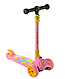 Дитячий самокат 069, складане кермо, ліхтарик, колеса PU світяться, фото 2