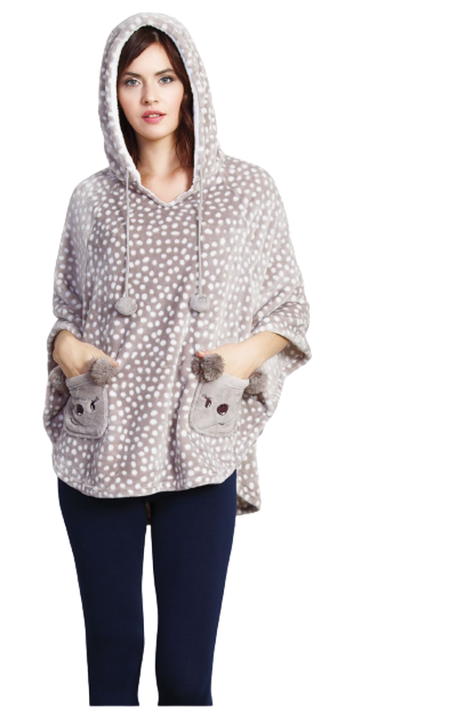 Кігурумі пончо жіноче з каптуром Туреччина Soft ONE SIZE 2кольори