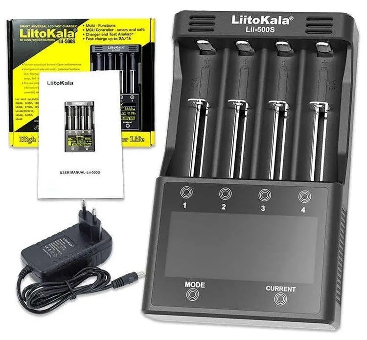 Универсальное зарядное устройство LiitoKala Lii-500S - фото 2 - id-p1678186920