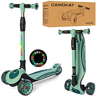 Самокат I-Trike Maxi JR3-060-25-LGR 61-75 см бірюзовий