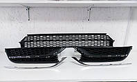 Комплект (решетка средняя, решетки без отверстия под птф+хром молдинги L+R) VW Passat B7 USA 2011 - 2015