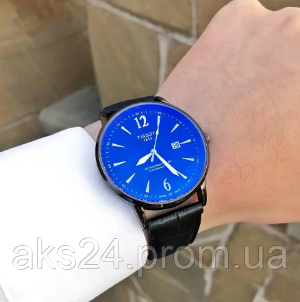 Мужские наручные часы Tissot черные, часы для мужчин Тиссот в ...