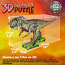 Пазл Educa 3D T-REX 82 елементів, фото 4