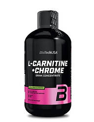 Рідкий Л-карнитин - L-Carnitine 35 000 + Chrome - BioTech - 500 мл