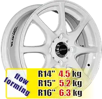 Диски литые R15 PCD4x114.3 YA 1007 W ET38 DIA67.1 6.0j Киев