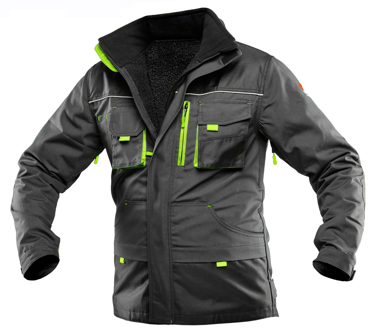 Куртка рабочая со съёмной утепленной подкладкой SteelUZ 4S LIME, рост 182 - фото 1 - id-p1678210709