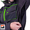 Куртка робоча зі знімною утепленою підкладкою SteelUZ 4S LIME, зріст 182, фото 3