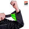 Куртка робоча зі знімною утепленою підкладкою SteelUZ 4S LIME, зріст 182, фото 4