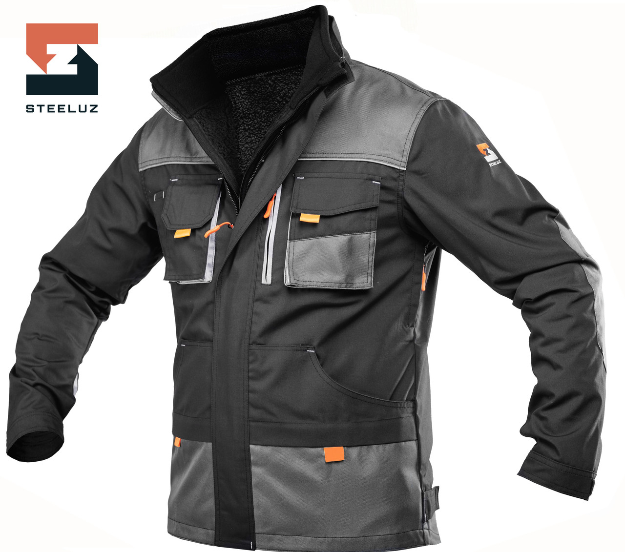 Куртка рабочая со съёмной утепленной подкладкой SteelUZ 4S LIME, рост 182 - фото 5 - id-p1678210709