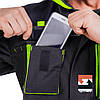 Куртка робоча зі знімною утепленою підкладкою SteelUZ 4S LIME, зріст 182, фото 8