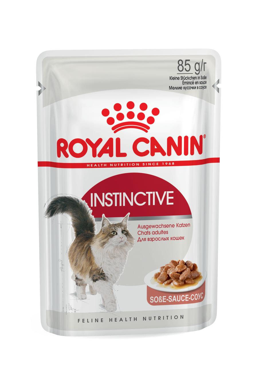 Вологий корм для дорослих котів ROYAL CANIN INSTINCTIVE IN GRAVY 0.085 кг, фото 1