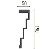 Карниз стельовий P886, довжина 2,00м, Gaudi decor, фото 3