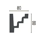 Карниз стельовий P887, довжина 2,00м, Gaudi decor, фото 3