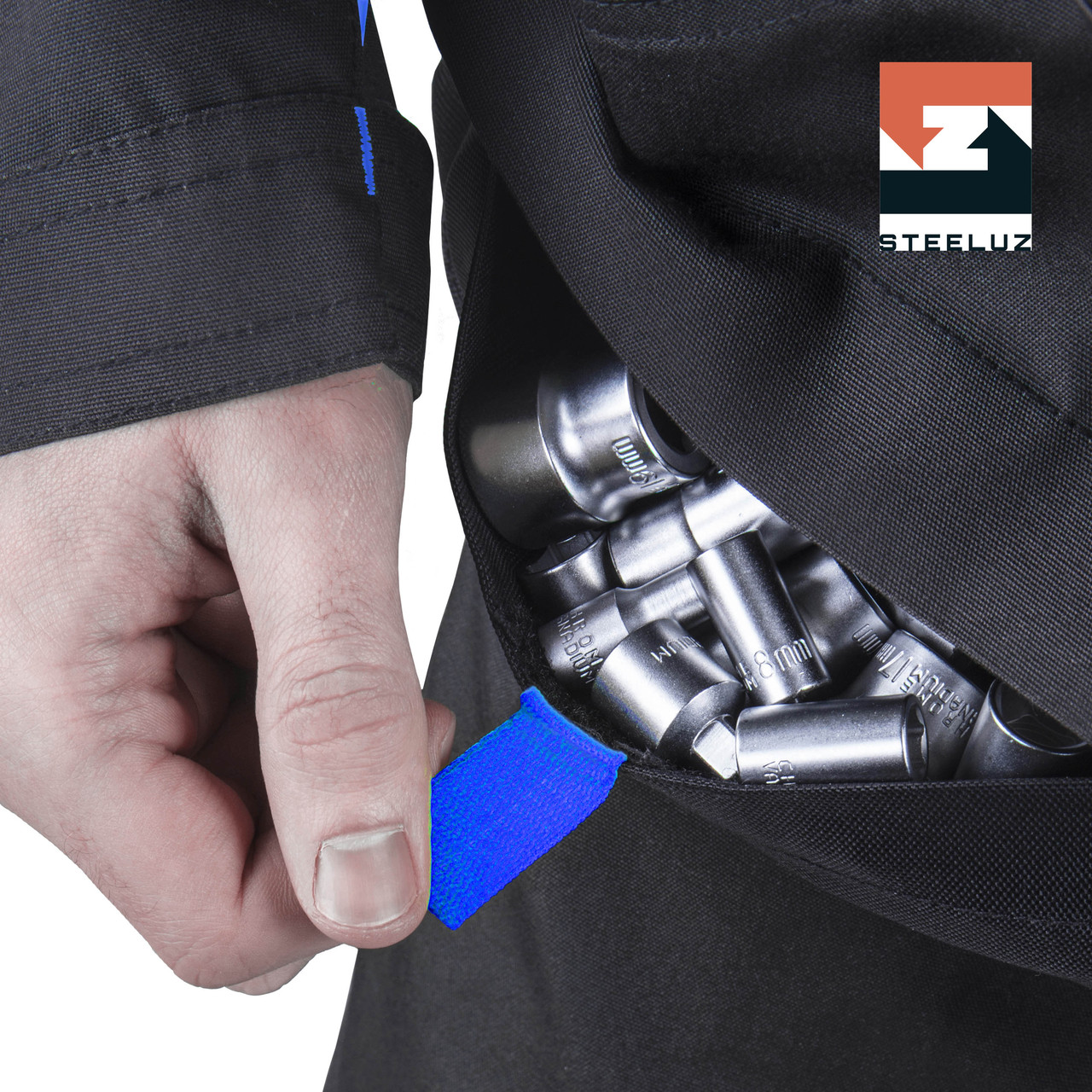 Куртка рабочая со съёмной утепленной подкладкой SteelUZ 4S BLUE рост 182 см - фото 5 - id-p1678219730