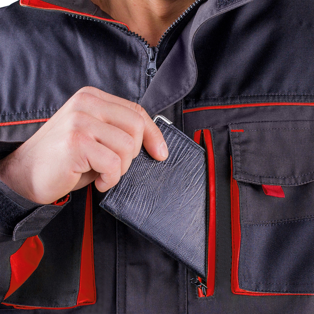Куртка рабочая со съёмной утепленной подкладкой SteelUZ 4S RED рост 182 см - фото 8 - id-p1678226959