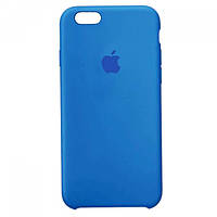 Чохол накладка бампер для Apple Iphone 8 айфон IPhone Silicone Case Колір Синій (New lake blue)