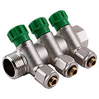 Колектор ECO 1018 1/2x1G 3-й (під 35*) з перекриттям