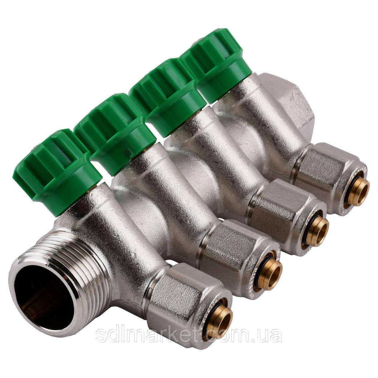 Колектор ECO 1016 1/2x3/4G - 4-й (під 35*) з перекриттям