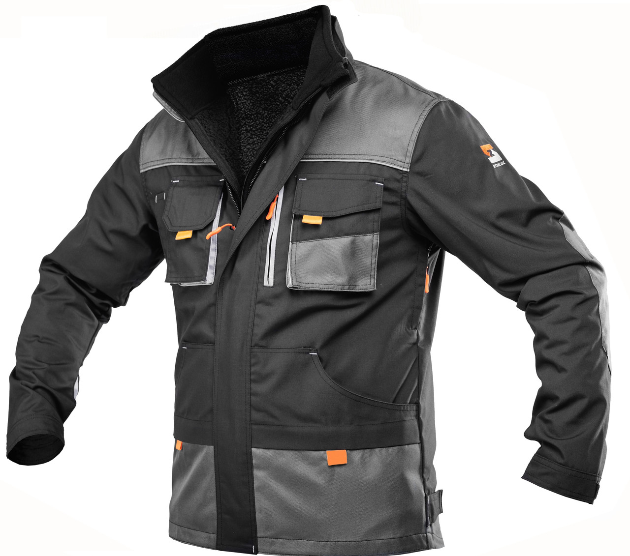 Куртка рабочая со съёмной утепленной подкладкой SteelUZ 4S GREY рост 182 см - фото 1 - id-p1678241216