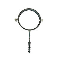 Гомут для збирання CR 2 (59-65м) з гвинттом-шурупом 8*100 і дюбелем в уп., сірий