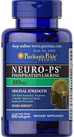 Стимуляція роботи мозку Puritan's Pride — Neuro-PS 100 мг (60 капсул)