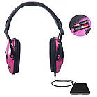 Активні навушники для стрільби Howard Leight Impact Sport Pink Design (США), фото 8