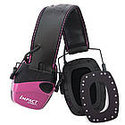Активні навушники для стрільби Howard Leight Impact Sport Pink Design (США), фото 3