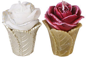 Набір свічок воскових букет троянд 10 см* 2 шт