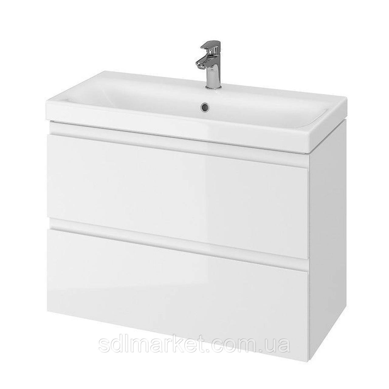 CET B06 MODUO SLIM шафка з умивальником MODUO SLIM 80 білий