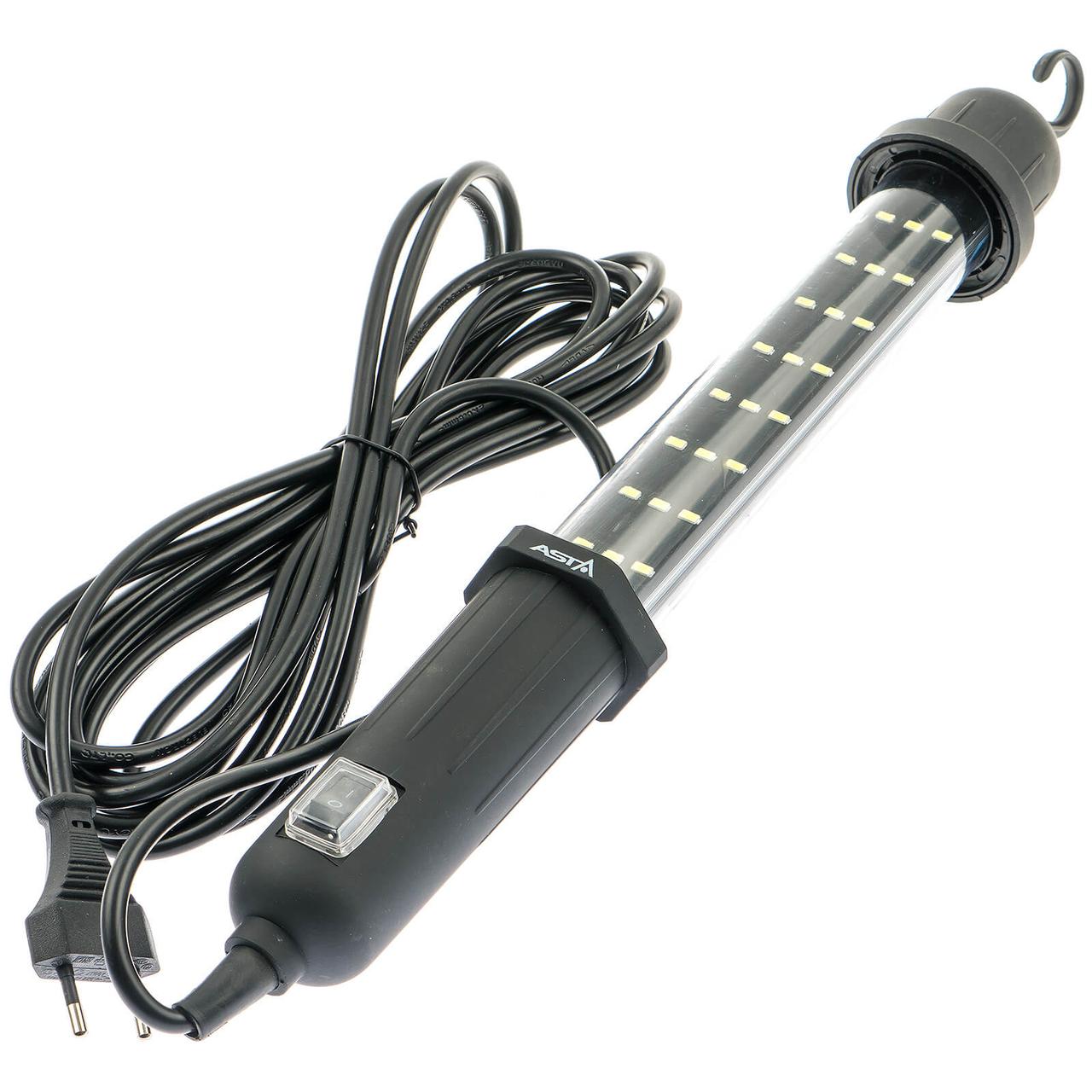 Лампа переносна світлодіодна LED 24 /220V, 5 м ASTA A-24SMD/C, фото 1
