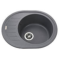 Гранітна милка Globus Lux ARNO сірий металик 620x500m-А0003