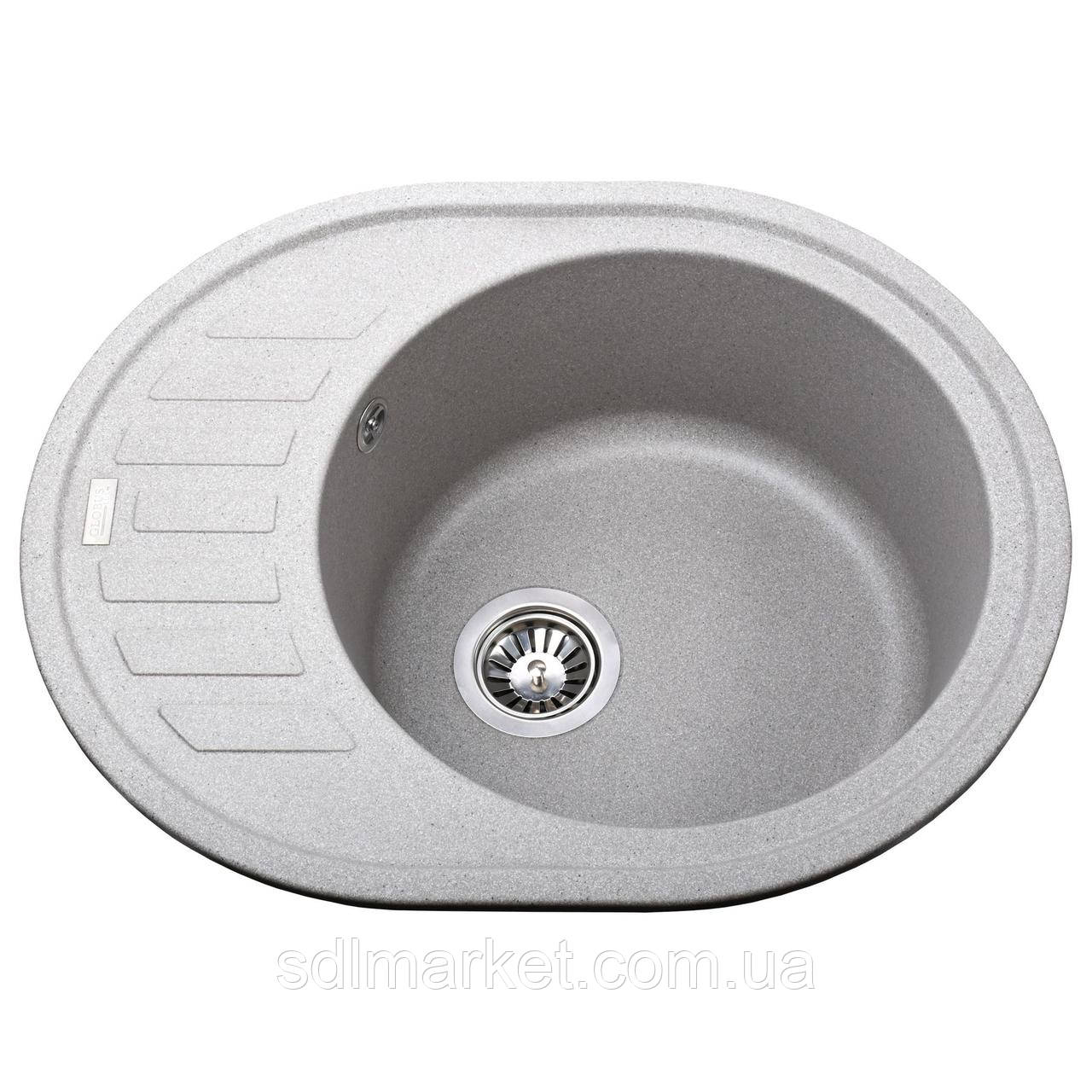 Гранітна милка Globus Lux ARNO сірий камінь 620 x500м-А0005