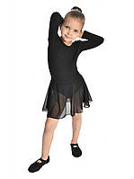 Купальник-бейсік дитячий, Трико з спідницею шифон для танців Гімнастіка, хореографія, танці, 128-134, Всі види