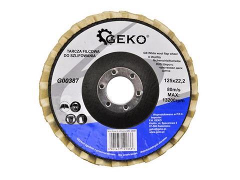 Диск пелюстковий фетровий 125 мм GEKO G00387