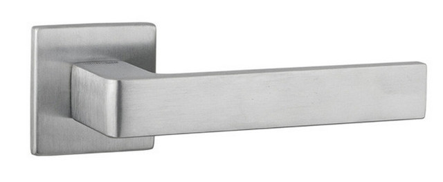 Ручка дверна на розетці Unique Biblo RO54 матовий хром (Італія)