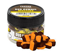 Бойли Carp Zoom Duo Dumbel Wafters Ø8x12mm 15g Chocolate - Orange (двоколірні подовгасті Шоколад - Апельсин)