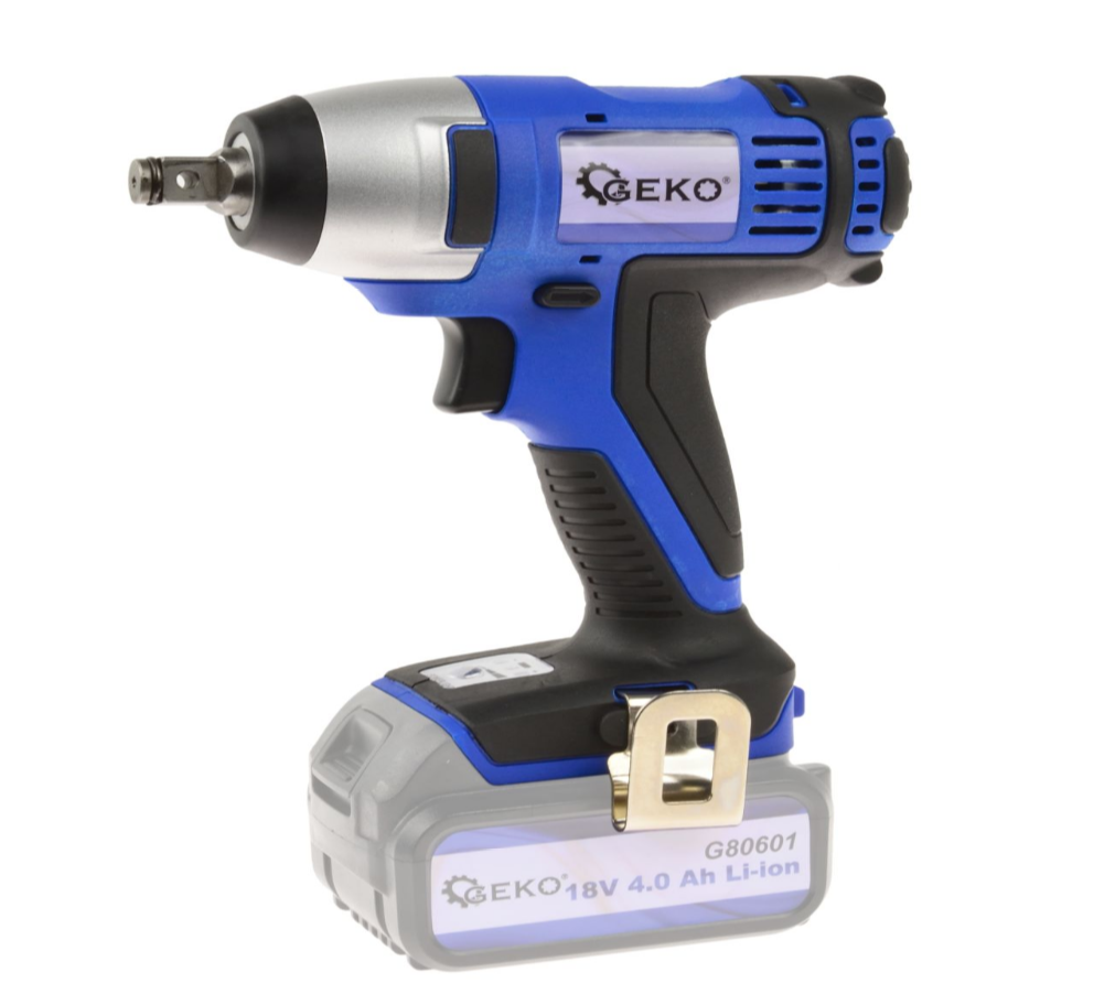 Акумуляторний ударний Гайковерт 1/2" 400 Нм, 18 У GEKO G80610