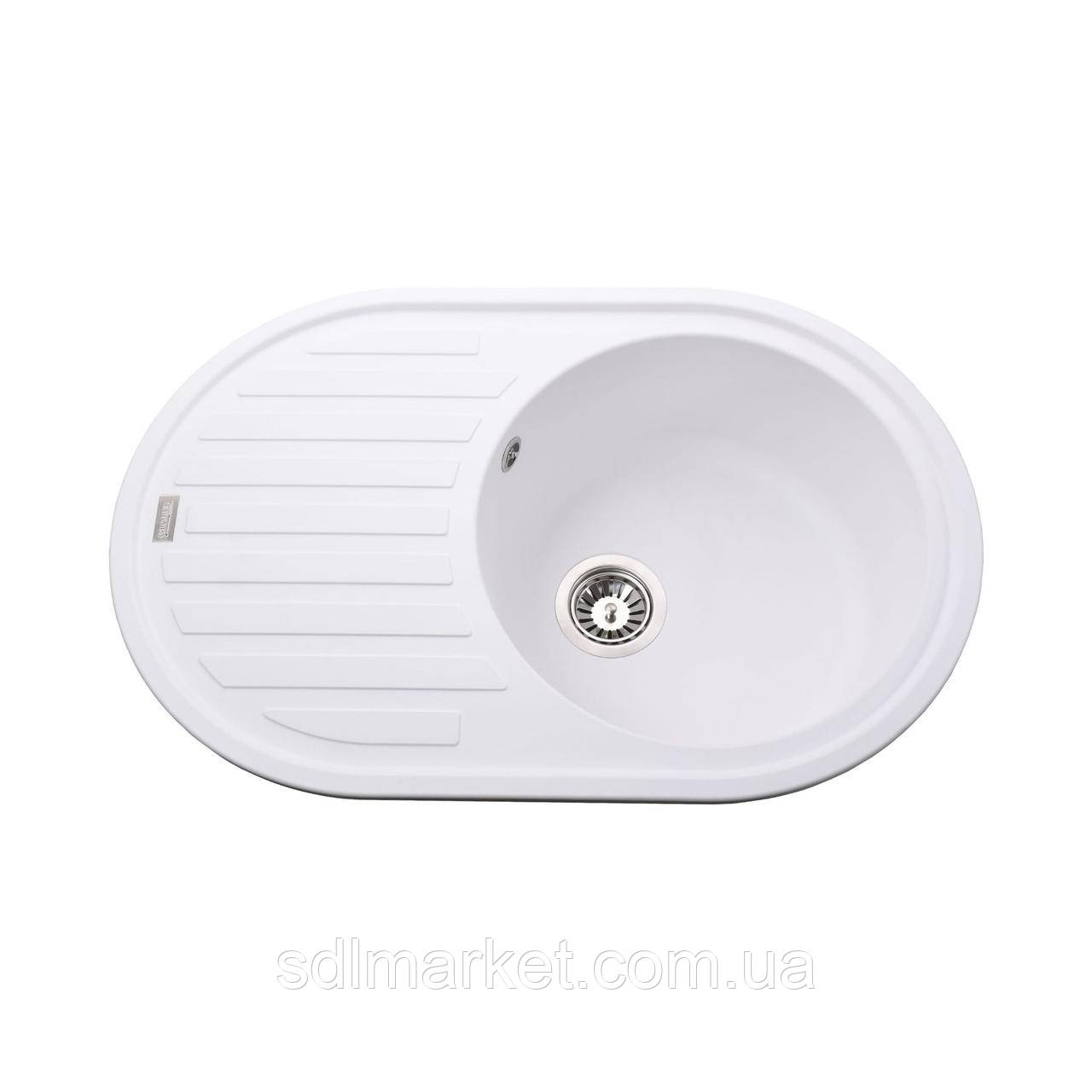 Гранітна милиця Globus Lux OHARA білий 770х500мм-А0007