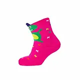 Дитячі шкарпетки махрові - Дюна р. 08-10 (шкарпетки дитячі зимові махрові, Duna) 4048-2581-малиновий, фото 3