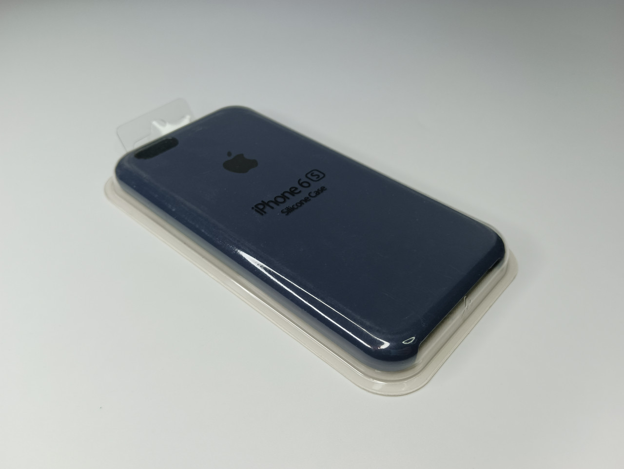 Чохол силіконовий Silicone Case для iPhone 6/6S з Матовою поверхнею Мікрофібра всередині Синій