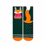 Дитячі шкарпетки махрові + СИЛІКОН - Дюна р.10-12 (шкарпетки дитячі зимові махрові, Duna) 4112-2276-темно-зелений, фото 4