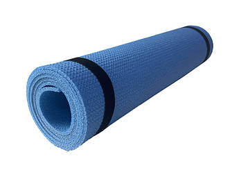 Килимок для спорту Тренер 1800х600х6 мм Синій