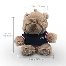 М'яка іграшка Ведмедик 15x10x9 см Power Bank 3000 mah Taddy bear/ Портативна батарея/Повербанк, фото 5