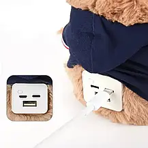 М'яка іграшка Ведмедик 15x10x9 см Power Bank 3000 mah Taddy bear/ Портативна батарея/Повербанк, фото 4