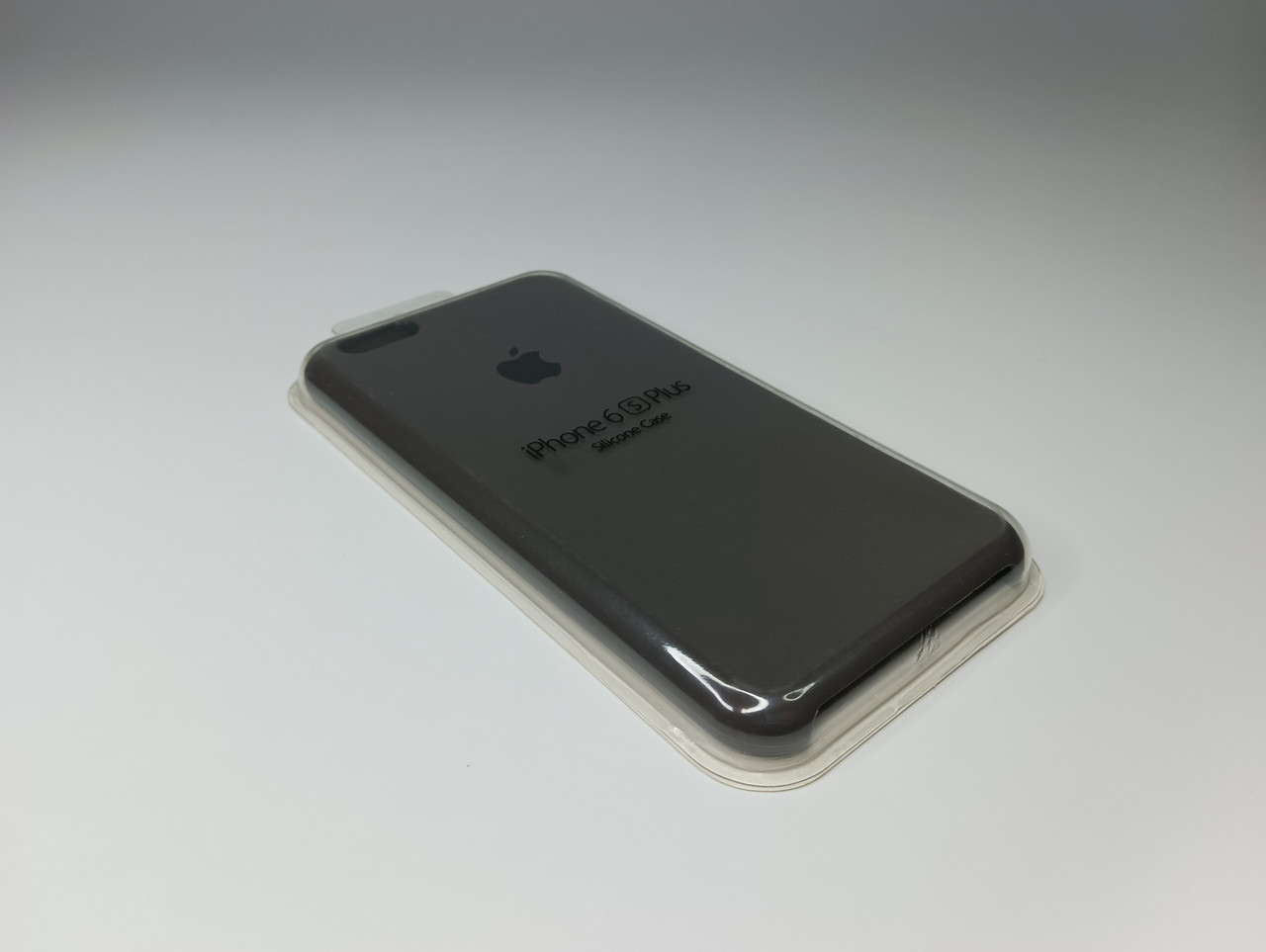 Чохол силіконовий Silicone Case для iPhone 6 Plus з Матовою поверхнею Мікрофібра всередині Сірий