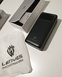 Портативна мобільна батарея підвищеної ємності Lenyes PX-591 Fast charging 50000 mAh, фото 6