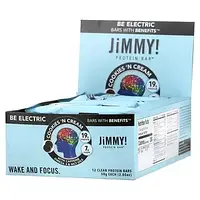 JiMMY!, Be Electric Bars With Benefits, печенье с кремом, 12 протеиновых батончиков, 58 г (2,05 унции) Киев